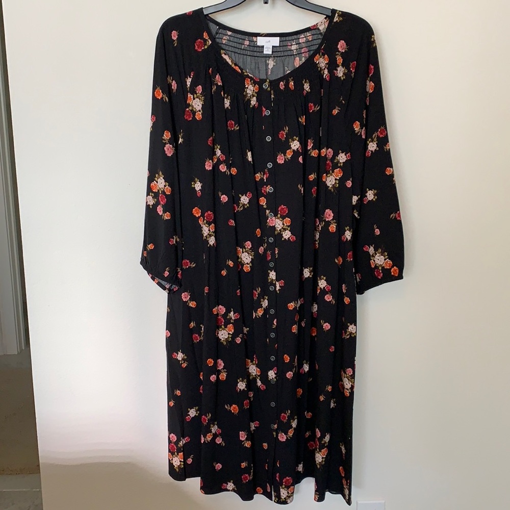 J Jill Flowered Dress - Picture 1 of 9
